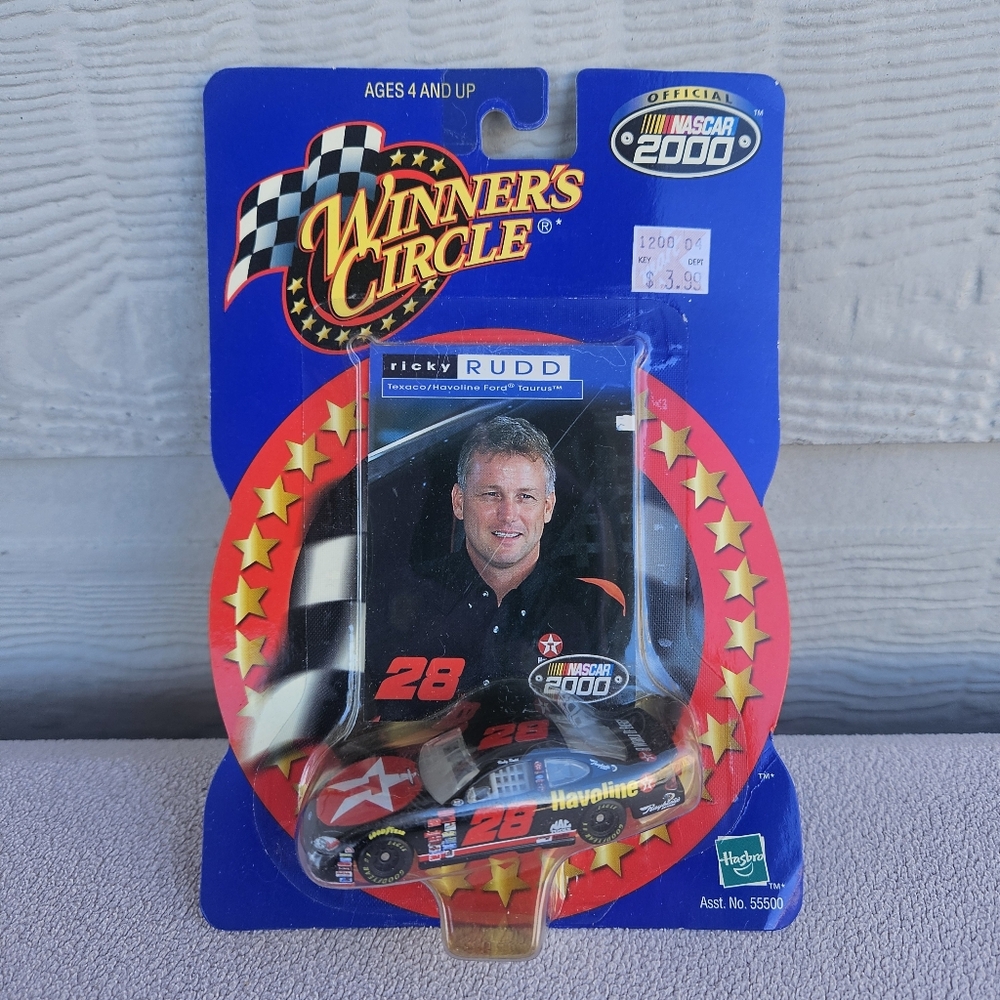 Winners Circle Hasbro Nascar 2000 Car Dale Jarrett Ricky Rudd Racing Set - Picture 4 of 7